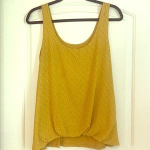 LOFT mustard yellow tank